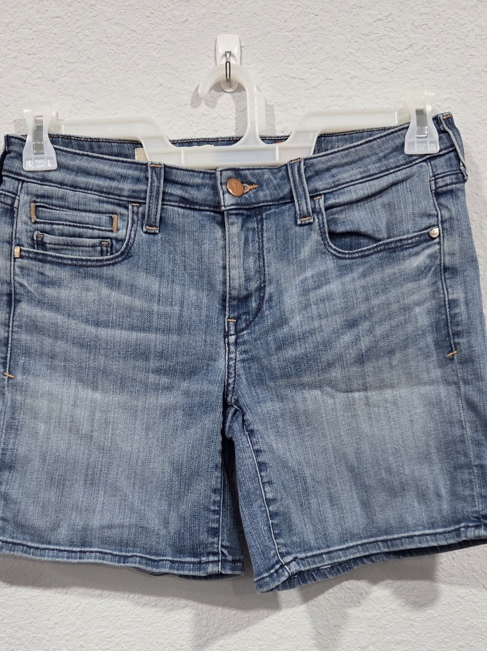 Pilcro and the Letterpress Light Blue Denim Shorts